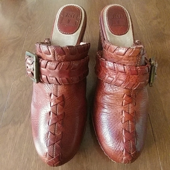 Frye Shoes - FRYE CANDY LACE 8M Brown BUCKLE LEATHER MU